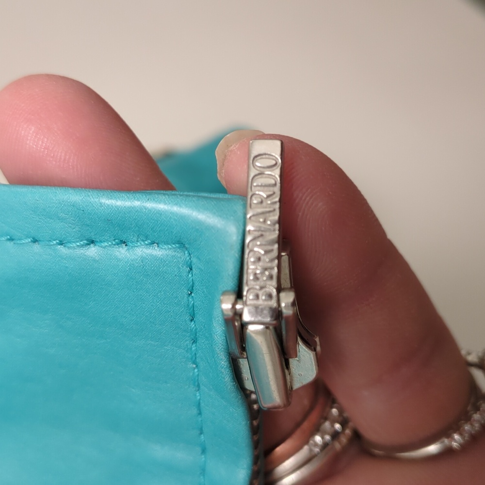 Bernado Electric Blue Leather Jacket - Silver Hardware - Cropped - Full Zip - S - Picture 15 of 15